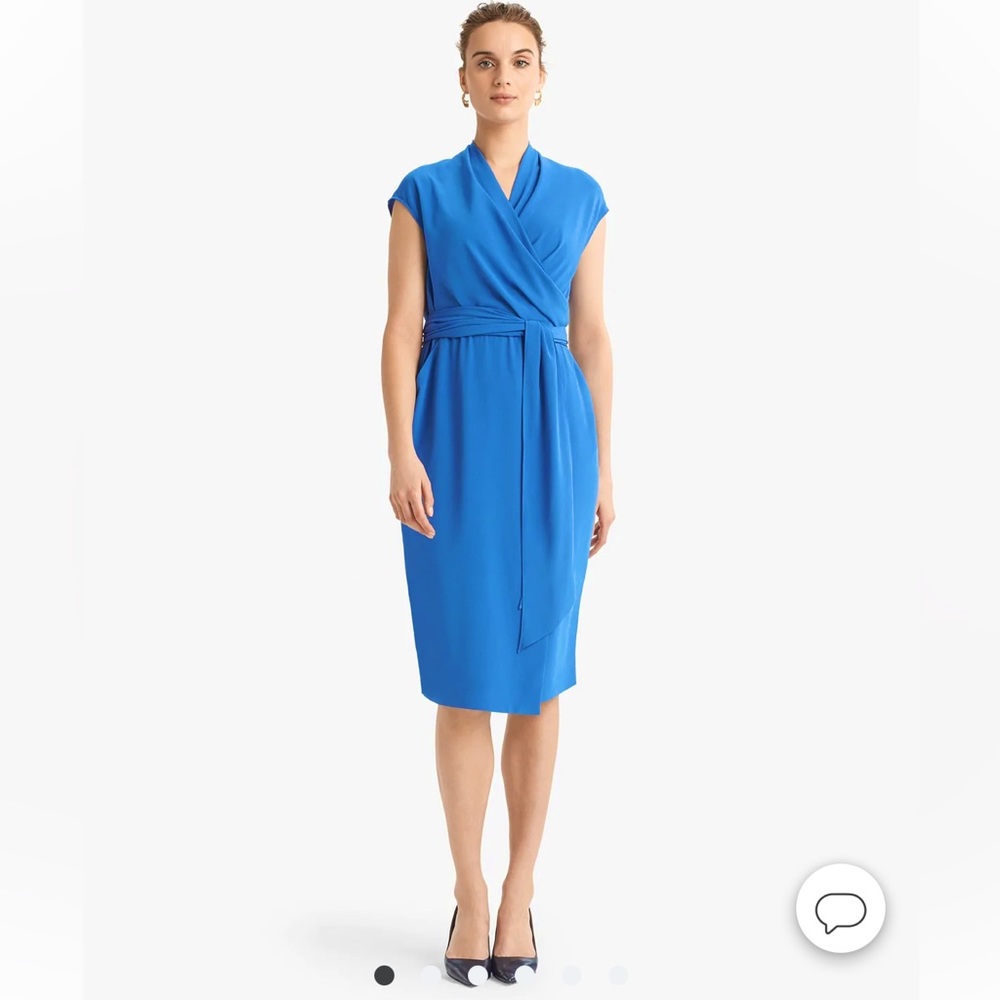 NWOT M.M.Lafleur Hailey Faux Wrap Dress